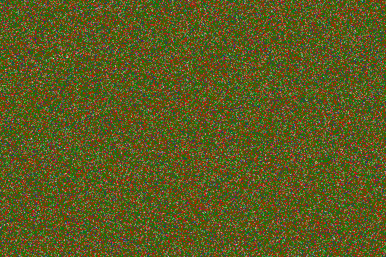 Initial random distribution